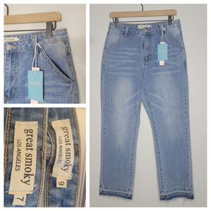 Great Smoky Los Angeles Classic Hi Rise Straight Leg Jeans NWT
